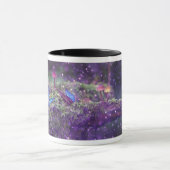 Fantasy Butterfys & Mushrooms Artwork Tasse (Zentrum)
