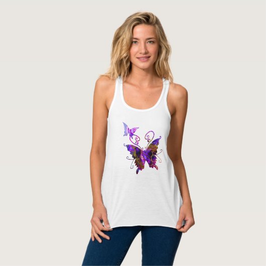 Fantasy Butterfys Tank Top (Vorderseite Vollansicht)