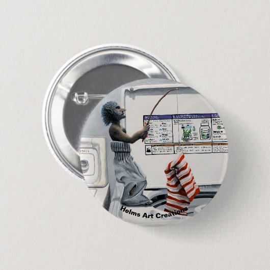 Fantasy Button für die Kriminalitätsbekämpfung (Vorne & Hinten)