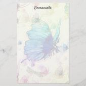 Fantasy Buttrflies Stationery Briefpapier (Vorderseite)