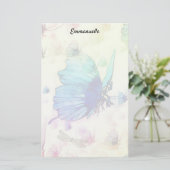 Fantasy Buttrflies Stationery Briefpapier (Stehend Vorderseite)
