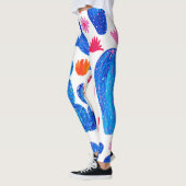 Fantasy Cacti: Dekoratives Nahtloses Muster. Leggings (Links)