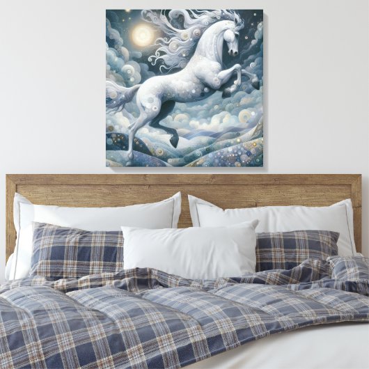 Fantasy Canvas Print Leinwanddruck (Insitu (Schlafzimmer))