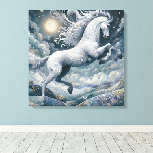 Fantasy Canvas Print Leinwanddruck (Insitu (Holzboden))