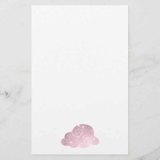 Fantasy Carousel Stationery Briefpapier (Rückseite)