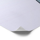 Fantasy Cartoon Baby Elephant Poster (Ecke)