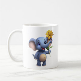 Fantasy Cartoon Elephant Tasse