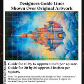 Fantasy Castle CJ9 Decoupage Seidenpapier