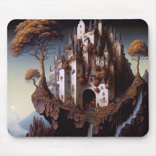 Fantasy Castle Fantasy Art Mouse Pad Mousepad (Vorne)