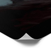 Fantasy Castle Furchteinflößende Landschaft 2 Poster (Ecke)