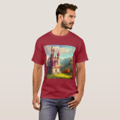 Fantasy Castle Happy Landschaft 1 T-Shirt (Vorne ganz)