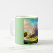 Fantasy Castle Happy Landschaft 2 Kaffeetasse (Vorderseite Links)