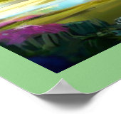 Fantasy Castle Happy Landschaft 2 Poster (Ecke)