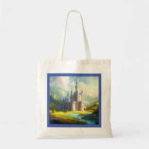 Fantasy Castle Happy Landschaft 3 Tragetasche