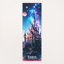 Fantasy Castle Individuelle Name Doppelseitig Yogamatte
