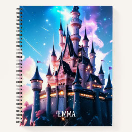 Fantasy Castle Individuelle Name Notizblock