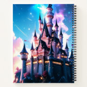 Fantasy Castle Individuelle Name Notizblock (Rückseite)