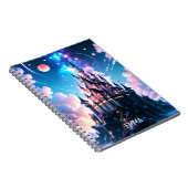 Fantasy Castle Individuelle Name Notizblock (Rechte Seite)