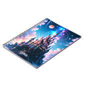 Fantasy Castle Individuelle Name Notizblock (Linke Seite)
