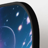 Fantasy Castle Individuelle Name Text Pickleball Schläger (Linke Seite)