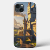 Fantasy Castle iPhone Case - Mittelalterliche Kuns (Rückseite)