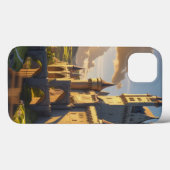 Fantasy Castle iPhone Case - Mittelalterliche Kuns (Rückseite (Horizontal))