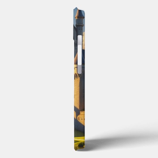 Fantasy Castle iPhone Case - Mittelalterliche Kuns (Rückseite / Links)