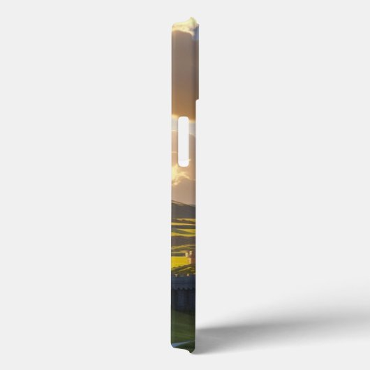 Fantasy Castle iPhone Case - Mittelalterliche Kuns (Rückseite / Rechts)