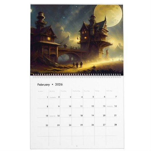 Fantasy Castle Kalender (Feb 2026)