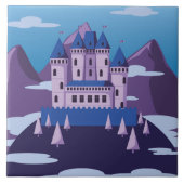 Fantasy Castle Keramik Fliese (Vorderseite)
