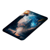 Fantasy Castle Landschaft Magnet (Linke Seite)