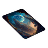 Fantasy Castle Landschaft Magnet (Rechte Seite)