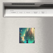 Fantasy Castle Landschaft Magnet (In Situ (Geschirrspüler))