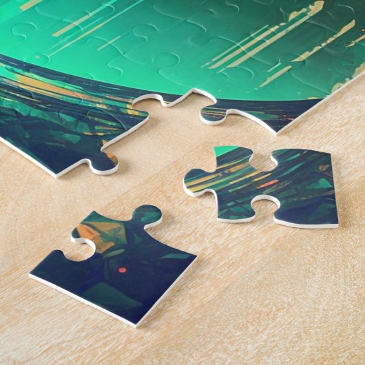 Fantasy Castle Landschaft Puzzle (Seite)