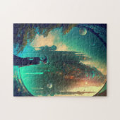 Fantasy Castle Landschaft Puzzle (Horizontal)