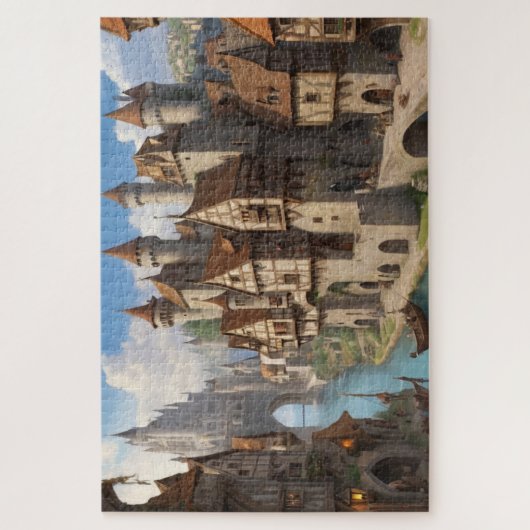 Fantasy Castle Paradies Puzzle (Vertikal)