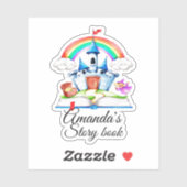 Fantasy Castle personalisiertes Kind Aufkleber (Blatt)