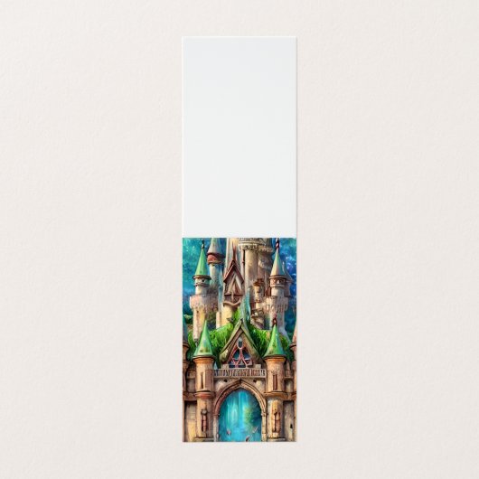 Fantasy Castle Visitenkarten (Außenseite Aufgefaltet)