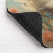 Fantasy Cat Blume Mousepad (Ecke)