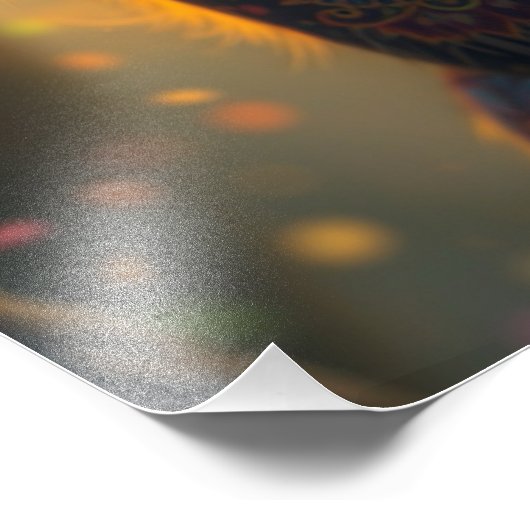 Fantasy Cat Fotodruck (Ecke)