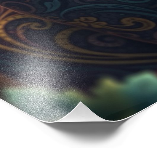 Fantasy Cat Fotodruck (Ecke)