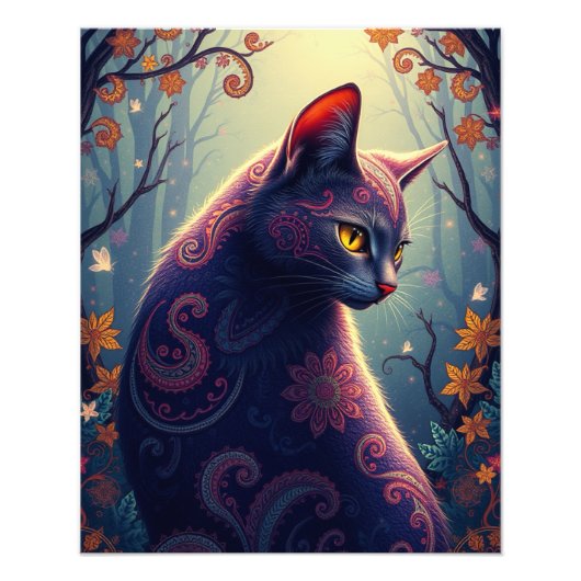 Fantasy Cat Fotodruck (Vorne)