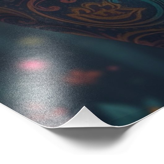 Fantasy Cat Fotodruck (Ecke)