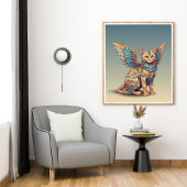Fantasy Cat l Misty Meow | Flügelkatze [34] Poster