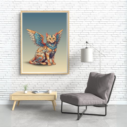 Fantasy Cat l Misty Meow | Flügelkatze [34] Poster