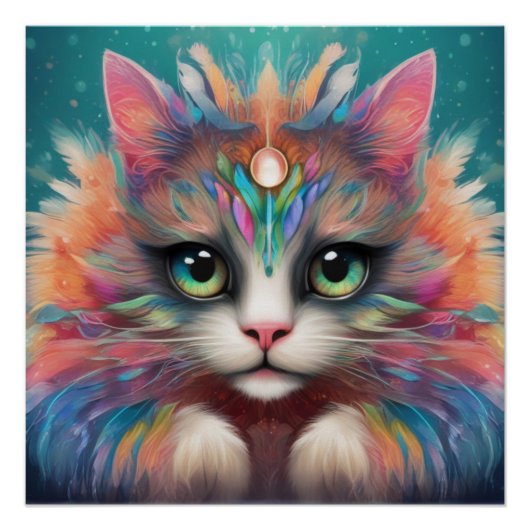 Fantasy Cat Poster (Vorderseite)