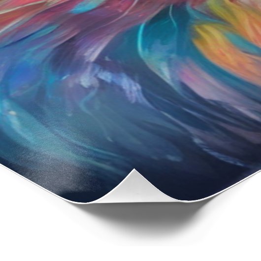 Fantasy Cat Poster (Ecke)