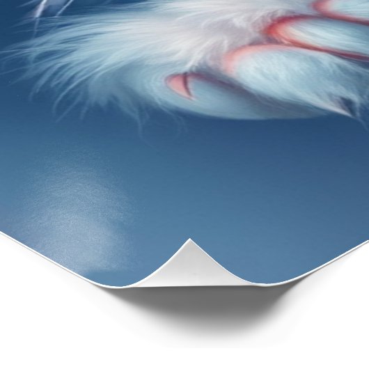 Fantasy Cat Poster (Ecke)