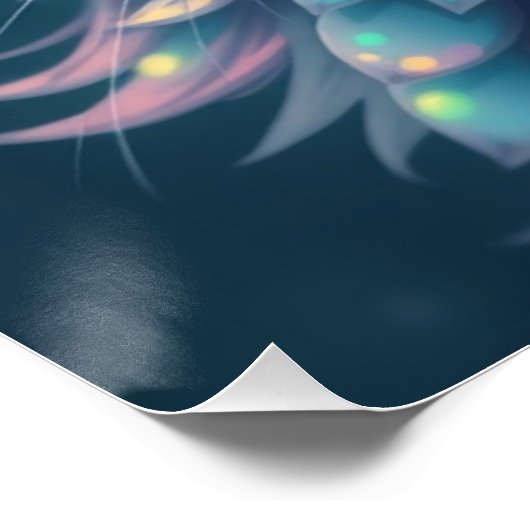 Fantasy Cat Poster (Ecke)