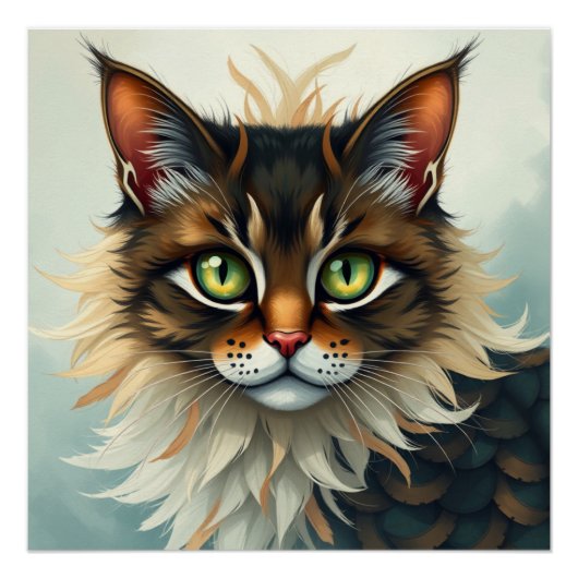 Fantasy Cat Poster (Vorderseite)
